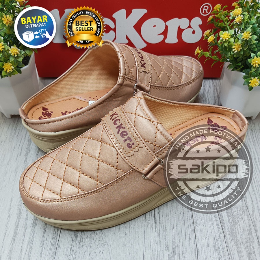 PROMO 7.7 FASHION SALE SEPATU SLOP HAK TINGGI WANITA DEWASA REMAJA / SEPATU WEDGES MOTIF KOTAK KOTAK /  SEPATU KULIAH WANITA REMAJA DAN DEWASA / SEPATU CEWEK GAUL TRENDI KEKINIAN / SEPATU PEREMPUAN SOL TINGGI / SAKIPO