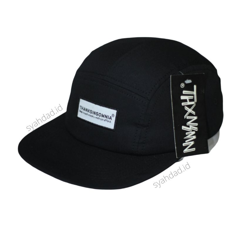 TOPI DISTRO 5 PANEL THANKSINSOMNIA PRIA WANITA ORIGINAL TOPI LIMA PANEL BORDIR - FIVE PANEL - TOPI 5