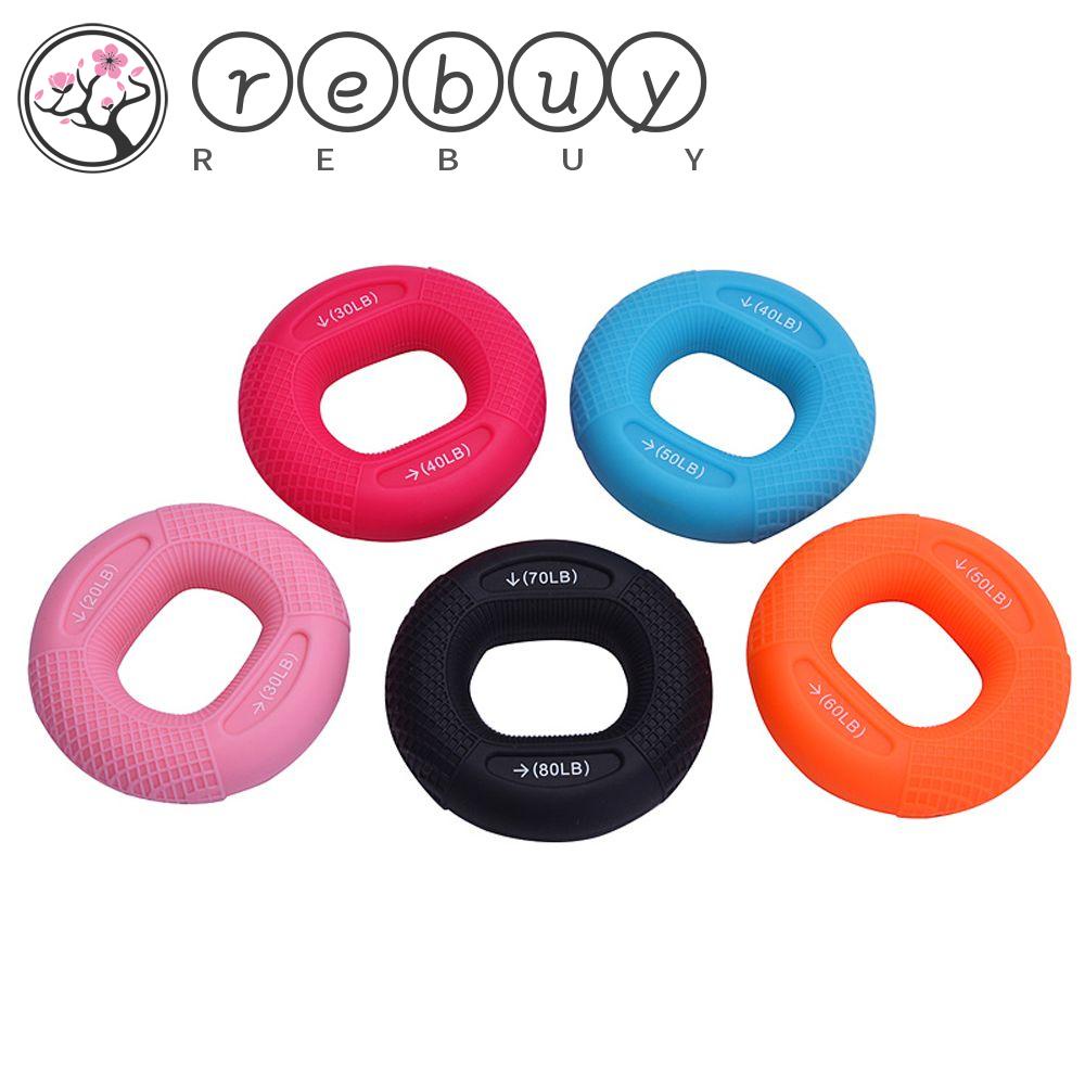 Rebuy Grip Ring Berolahraga Mencengkeram Tangan Adjustable Alat Latihan Finger Trainer Recovery Training Kekuatan Kebugaran Kekuatan Training