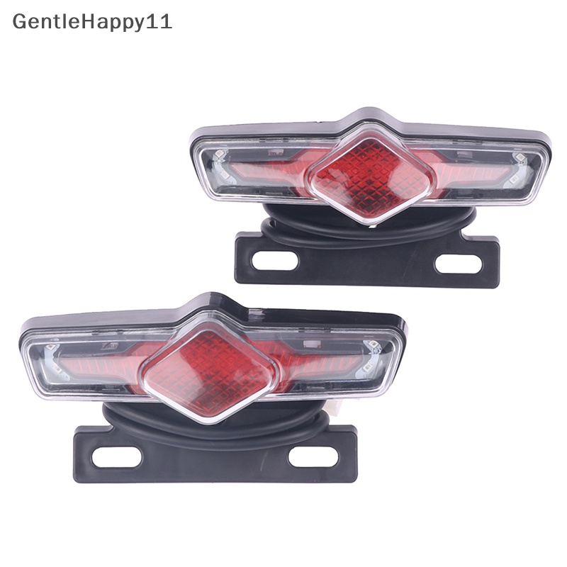 Gentlehappy 12V/36V-60V Lampu Belakang Sepeda Listrik Ebike Turn Signal Light Rear Rack Lamps id