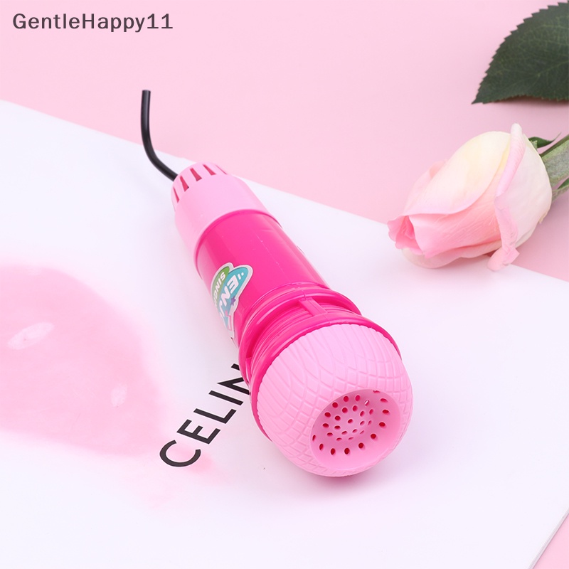 Gentlehappy 1pcs Besar Gema Mikrofon Mic Pengubah Suara Mainan Hadiah Ulang Tahun Hadir Lagu Mainan id