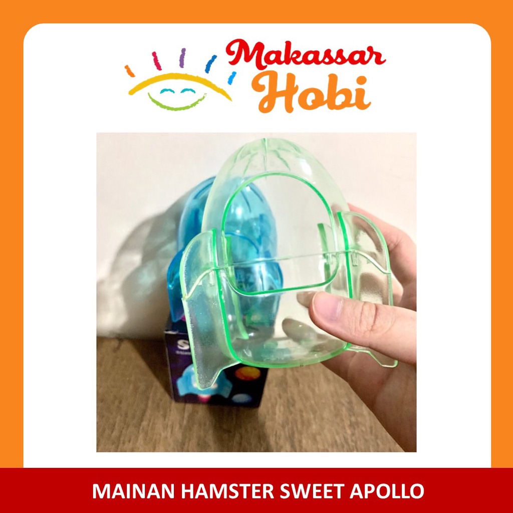 Sweet Apollo Mainan Hamster Rumah Tempat Main Tidur Mandi Pasir Wangi