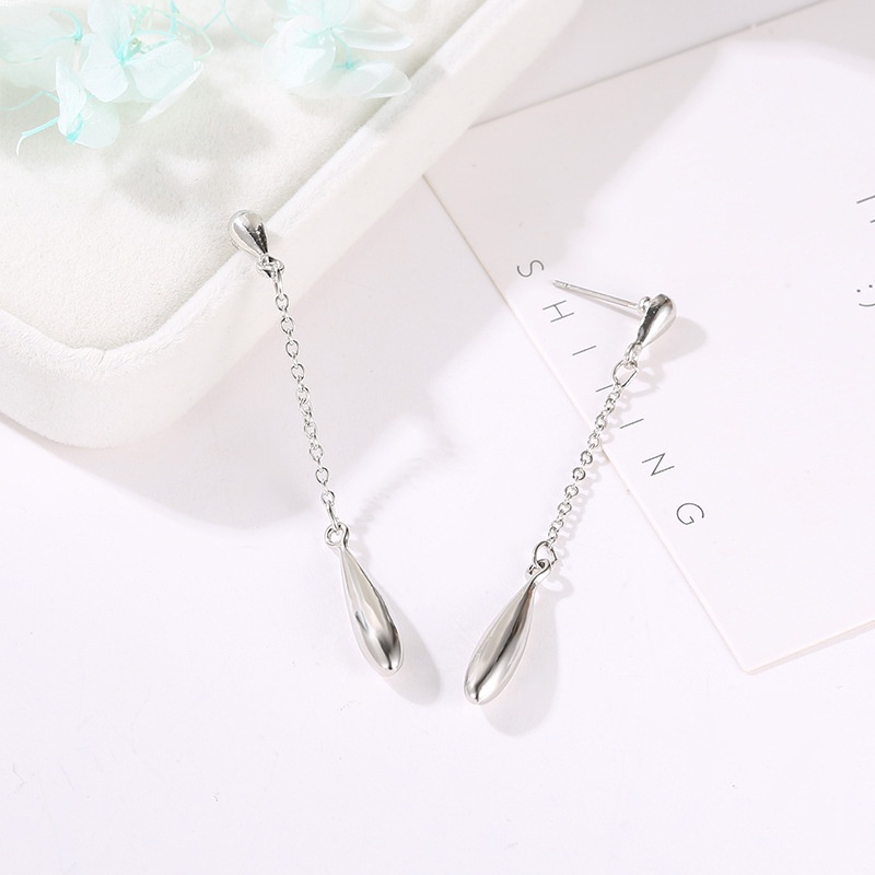 [FRA] Anting Rumbai Panjang Berbentuk drop Sederhana Merampingkan Anting