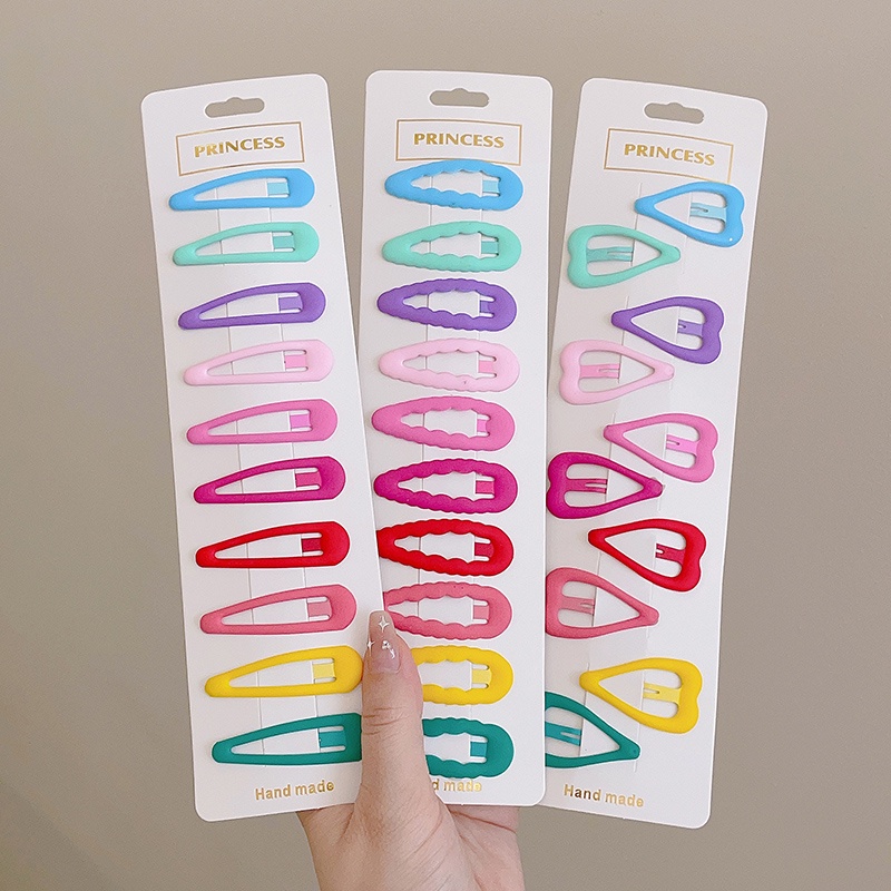 10 Pcs Lucu Gaya Korea Jepit Rambut Gadis Kecil Hair Clip Hiasan Kepala Bb Klip Anak Poni Samping Klip Fashion Gadis Aksesoris Rambut