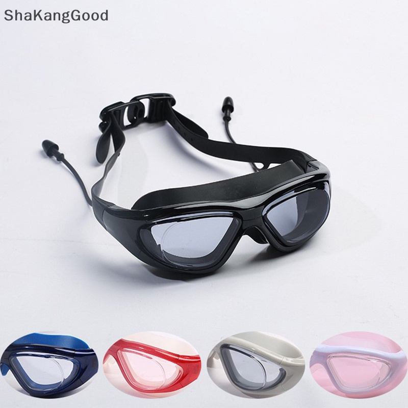 Kacamata Renang Selip Pria Dan Wanita Frame Besar Flat Diving Goggles Anti Air Dan Anti Kabut Kacamata Renang SKK