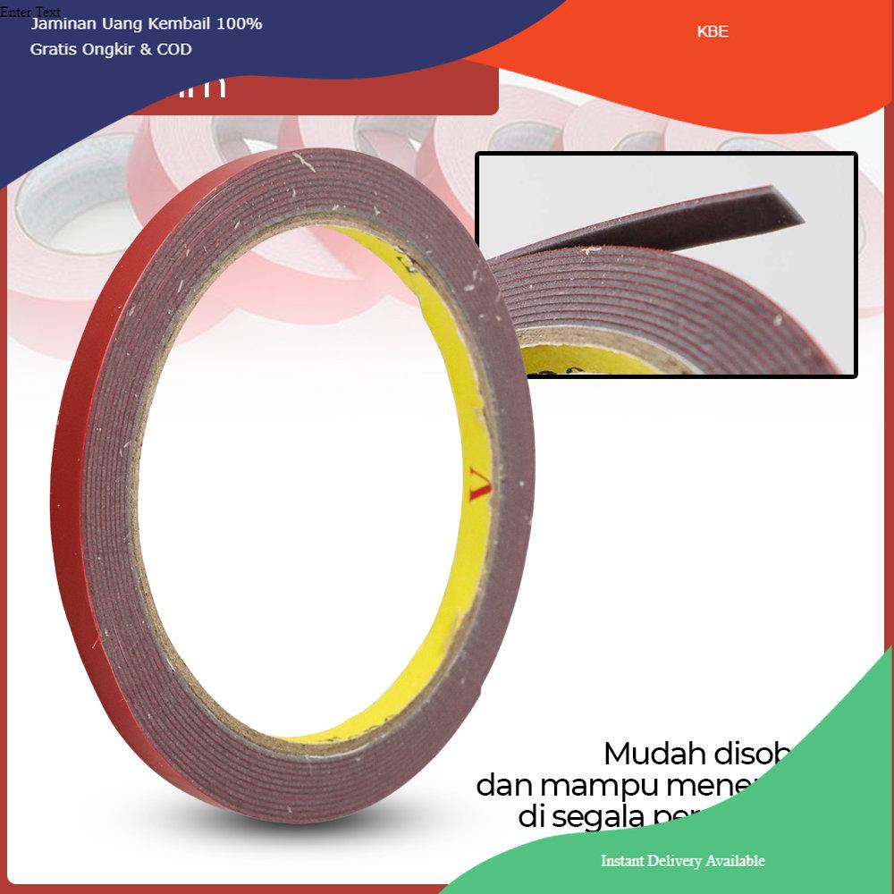 

Alat Perekat JETTING Lakban Selotip Double Tape 3 Meter 1 PCS 3 m x 6 mm - SC-3M - Red Viral