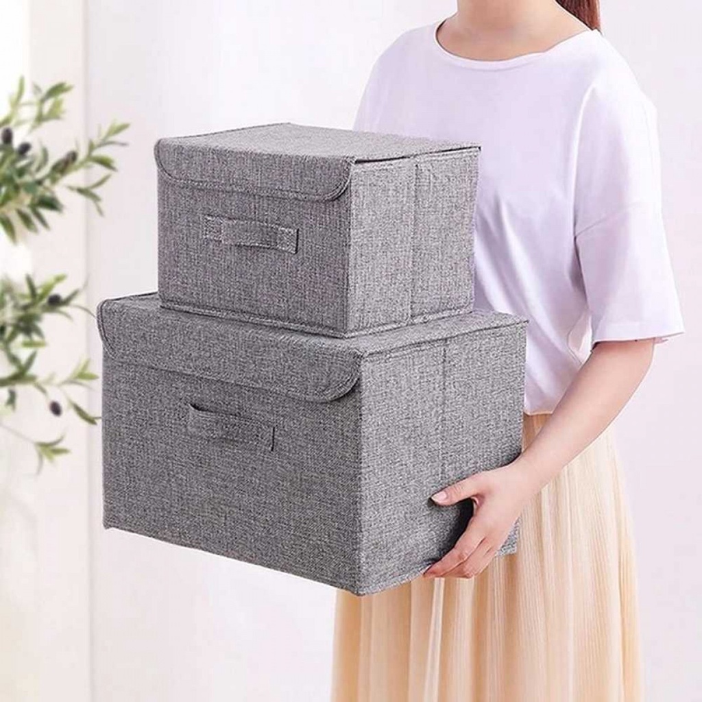 Kotak Penyimpan Pakaian Storage Box Foldable with Lid - FR225
