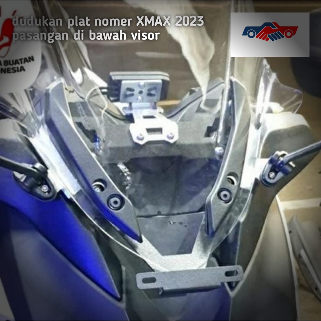 breket dudukan plat nomor NEW XMAX 2023