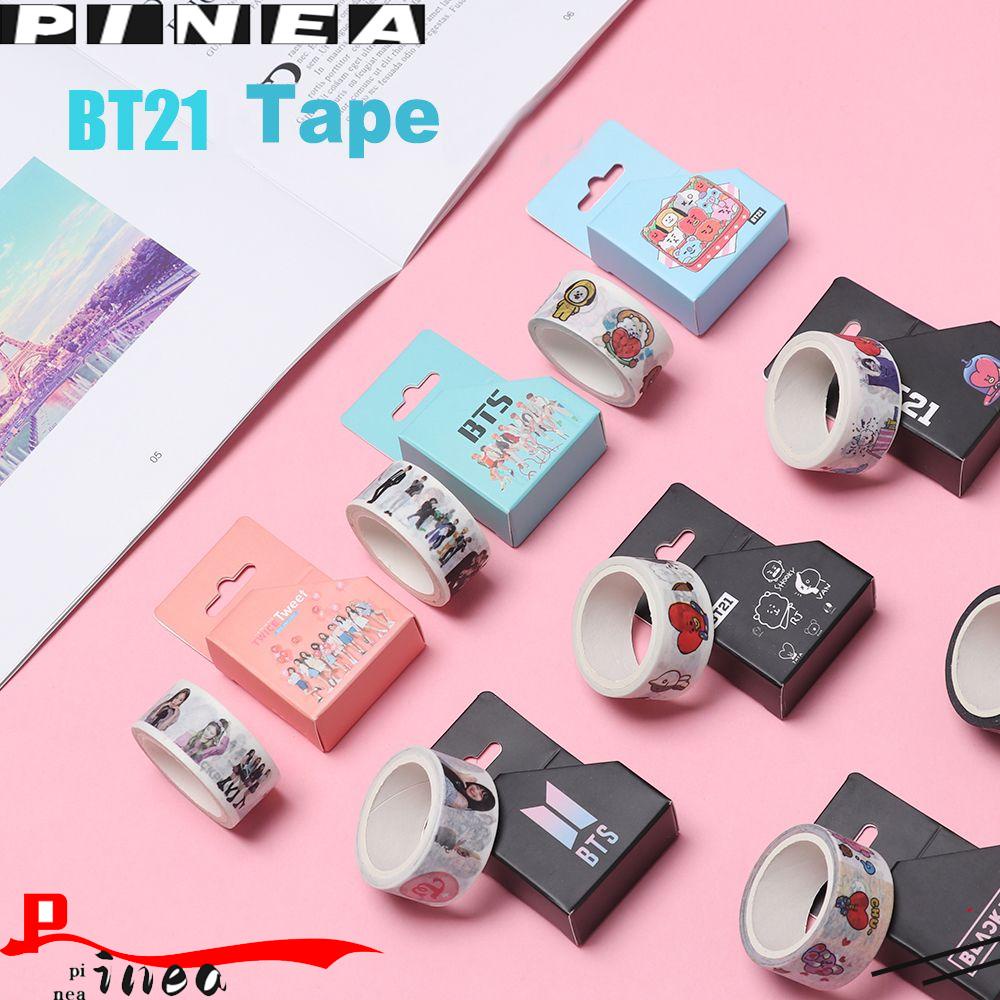 PINEAPPLE Nanas 1PC 5M BT21 Tape Fashion Diy.Ng Sticky Paper