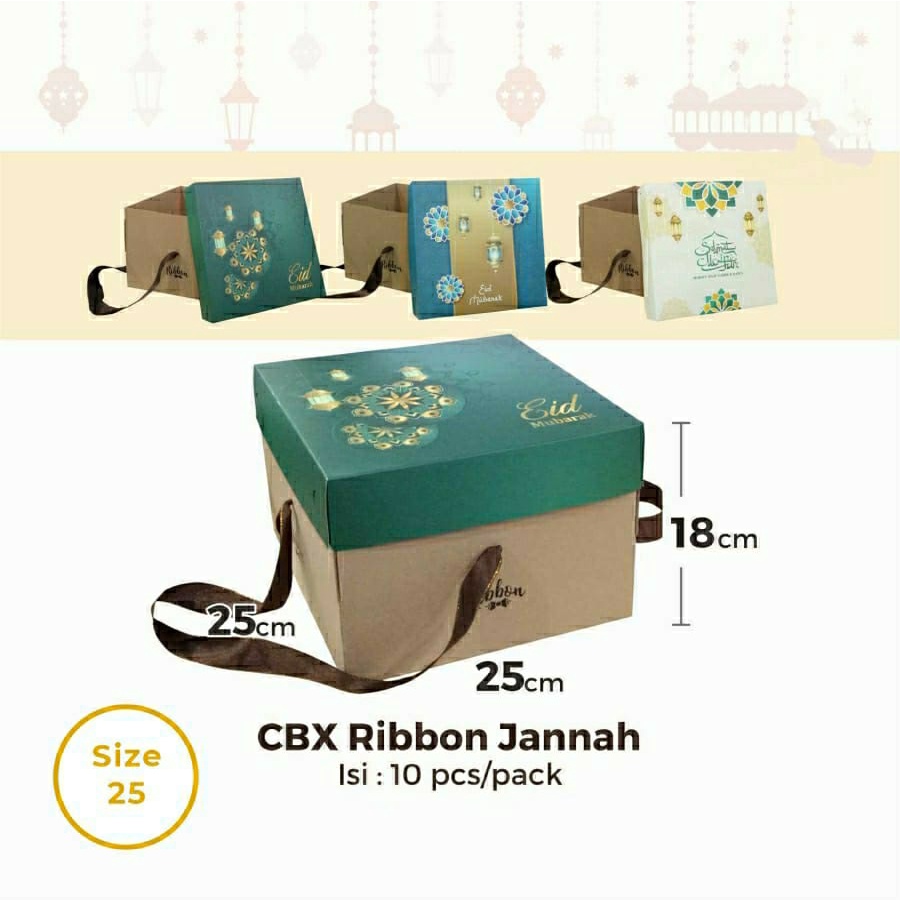 

Jual Cake Box Lebaran Idul Fitri Ukuran 25x25x18