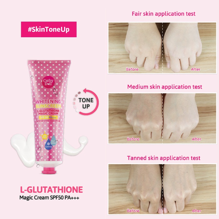 Cathy Doll L-Gluthathione Magic Cream SPF 50 PA+++ 138 ml