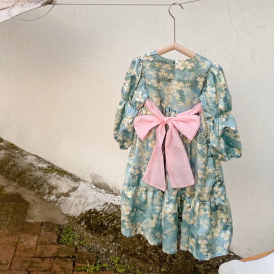 CHUBBI 15- Dress Anak Perempuan Silky Flower Blooming Sakura Jasmine
