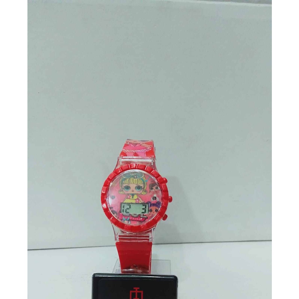 JAM TANGAN ANAK PEREMPUAN DIGITAL LAMPU MUSIK 845 KARAKTER LOL COD