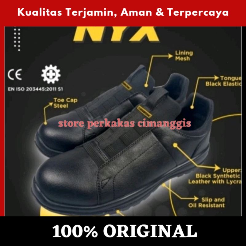 Sepatu Safety Krisbow NYX || Safety Shoes Krisbow NYX || Krisbow Safety Shoes type NYX