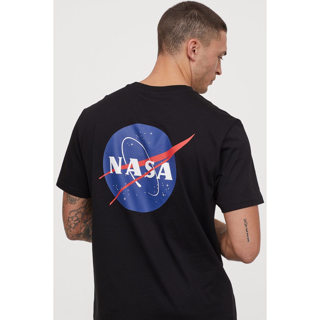 Baju Kaos Distro Tshirt Pria KAOS PRIA BLUE NASA KAOS HITAM Kaos Lengan Pendek Kaos Hitam Kaos Sablo