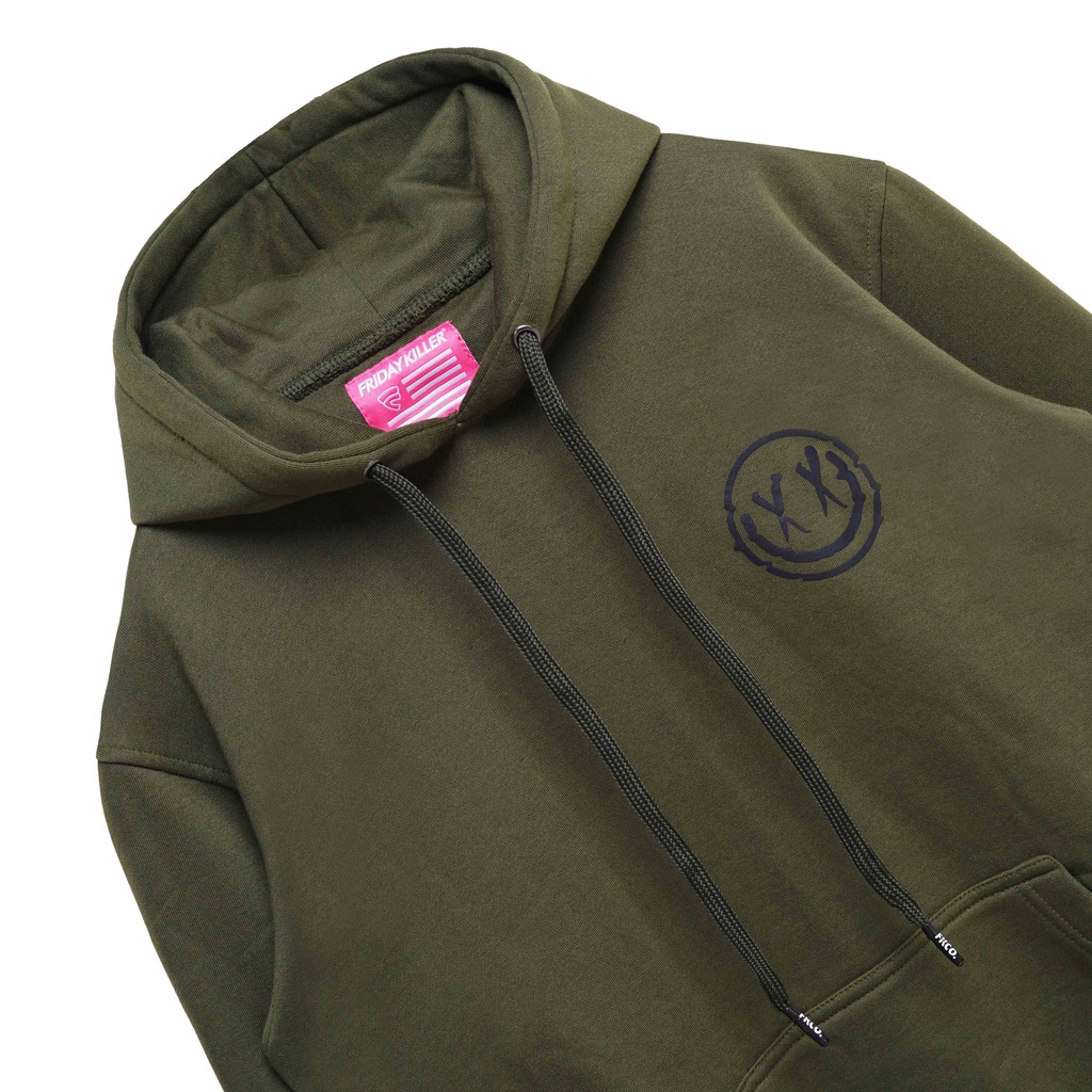 JAKET FRIDAY KILLER | DIPPY OLIVE HOODIE