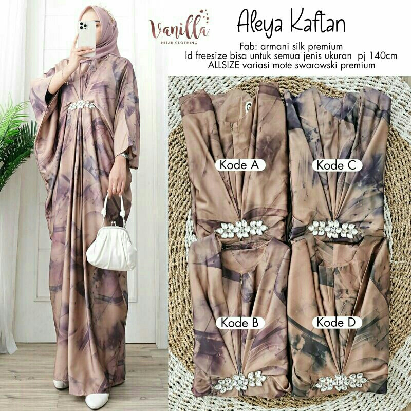 ALEYA KAFTAN ORI VANILLA | Armani Silk Premium