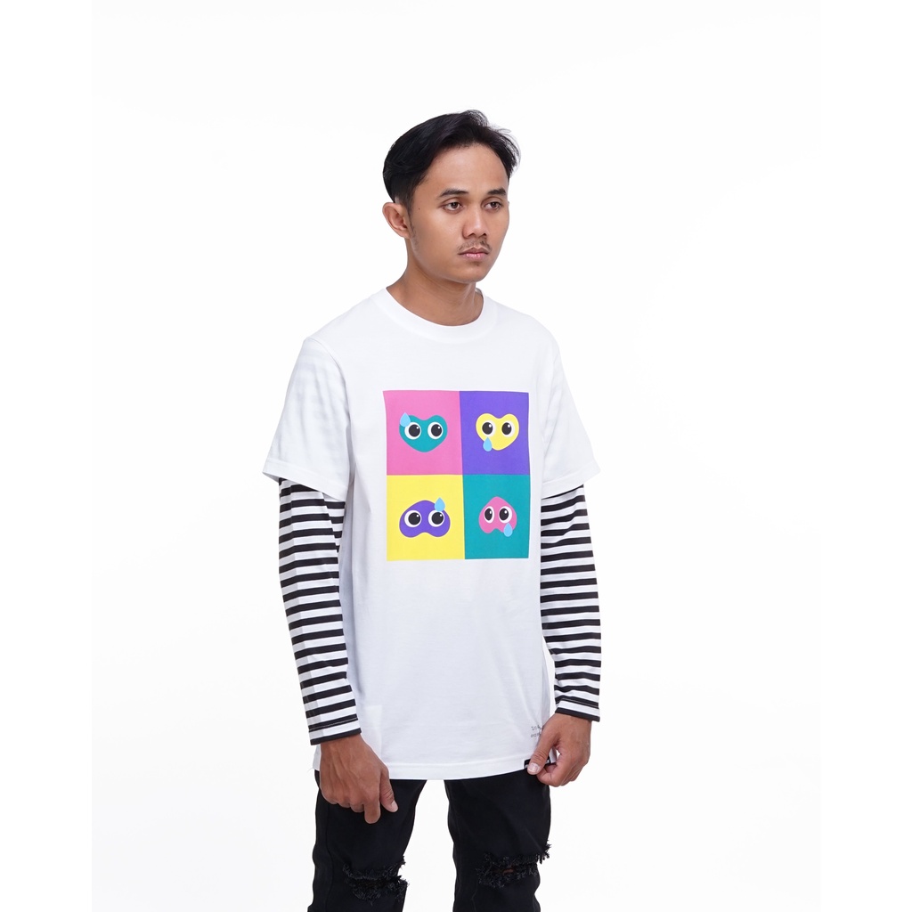 KAOS LENGAN PANJANG FRIDAY KILLER X LARA ATI | LARA ATI WHITE LS