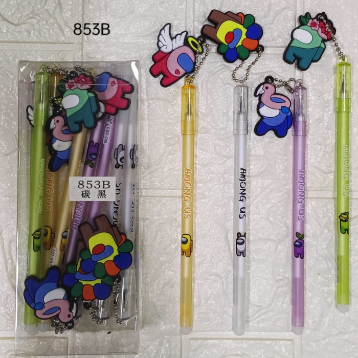 

pen gel gantungan karet among us isi 12 GLY79