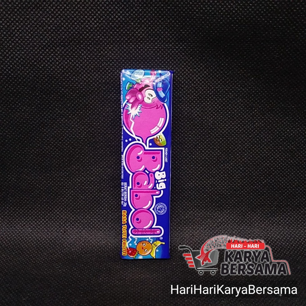 

PERMEN KARET STICK BIG BABOL RASA TUTTI FRUTY FRUTTI 20GR