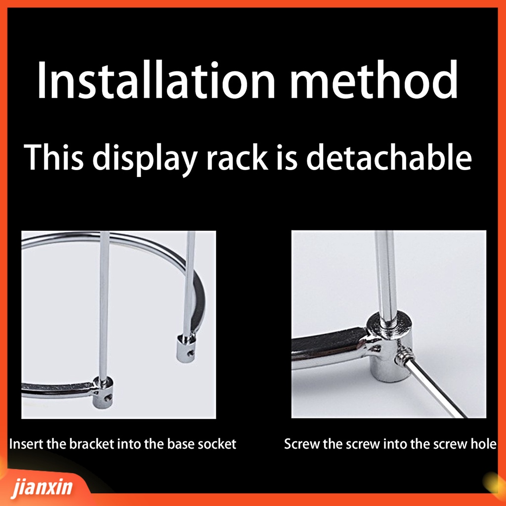 (In Stock) Rak Gulungan Pancing Tahan Aus Lapis Emas Heavy Duty Anti Karat Dengan Kunci Pas Beban Kuat Bearing Stainless Steel Rem Tangan Spinning Reel Display Stand Untuk Indoor