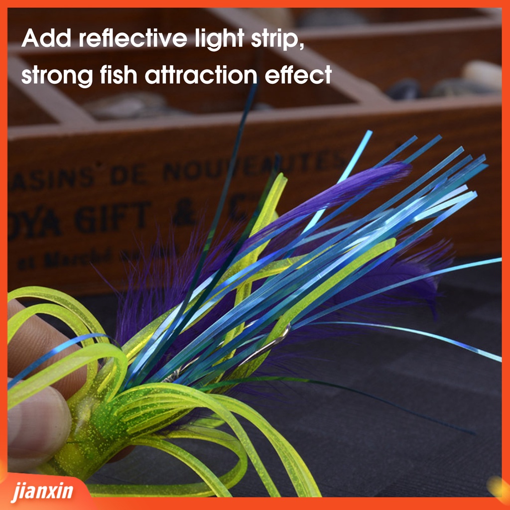 (In Stock) 19g 11cm 3D Mata Tajam Kait Berjanggut Memancing Umpan Warna Terang Logam Plastik Umpan Memancing Aksesori