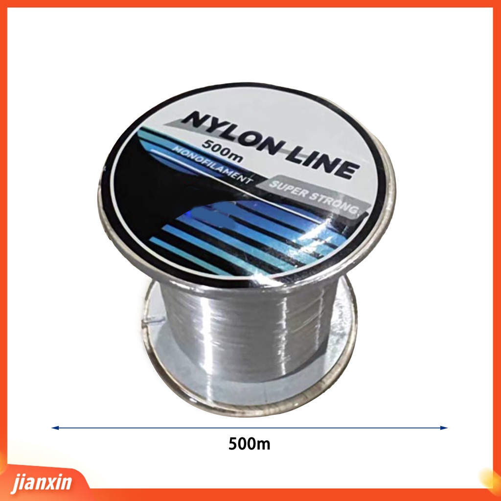 (In Stock) 1rol 500m Tali Pancing Daya Tarik Kuat Kepadatan Tinggi Masuk Air Cepat Nilon Lapisan Profesional Memancing Kawat Alat Pancing