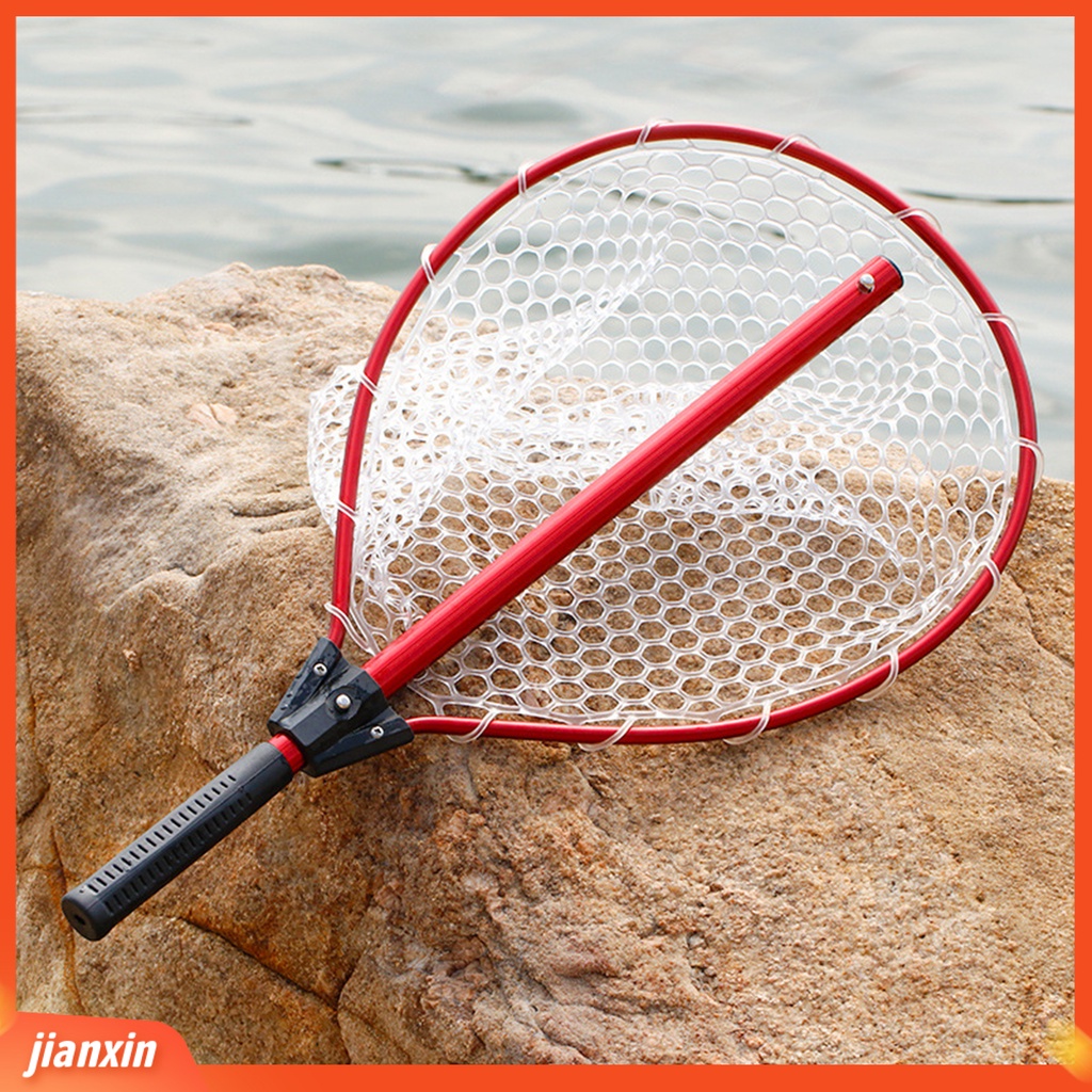 (In Stock) Landing Net Bold Rod Fast Dry Korosion Proof ABS Jaring Arahan Ikan Tahan Lama Untuk Nelayan
