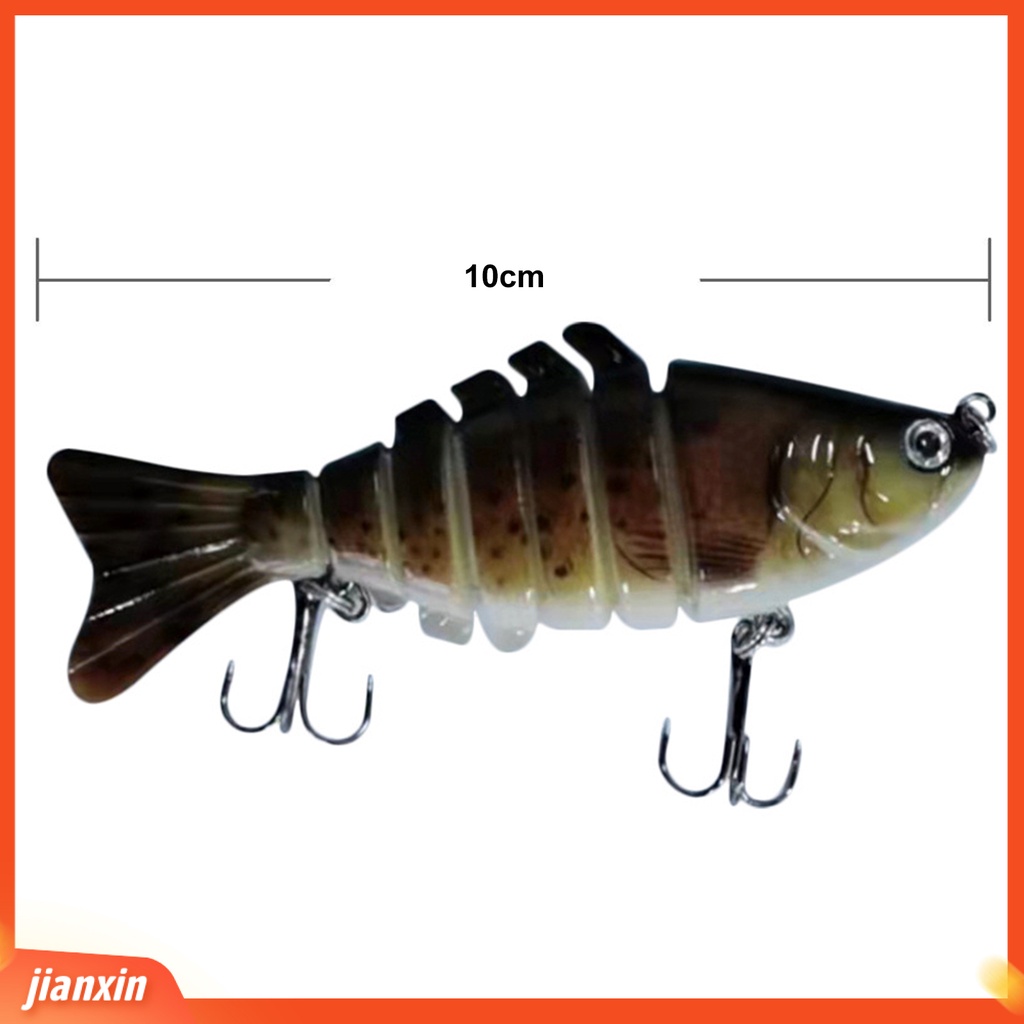 (In Stock) 1Pc 10cm 14.8g Umpan Pancing Nyaman Mudah Digunakan Bahan Plastik Multi-Bagian Realistis Umpan Buatan Untuk Taman