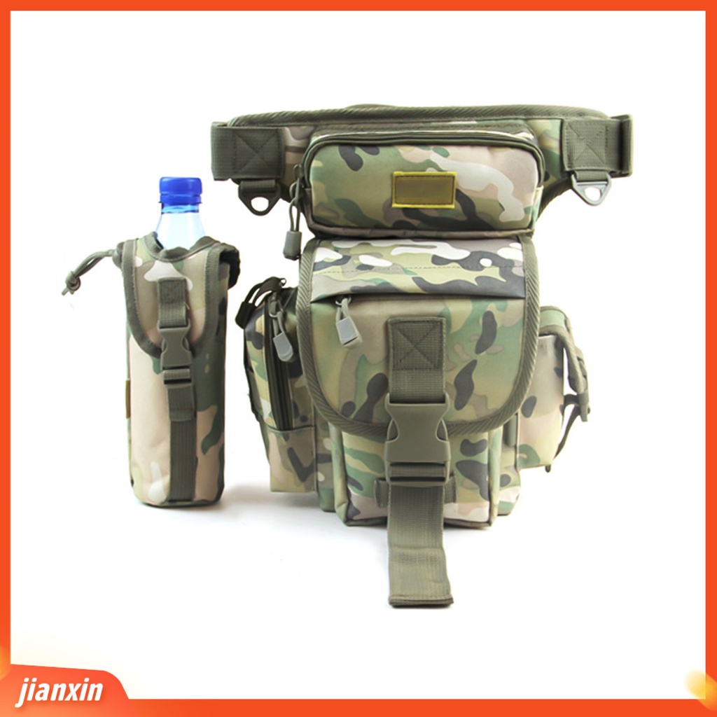 (In Stock) Outdoor Fishing Gear Waist Pack Leg Bag Tackle Tools Botol Penyimpanan Fanny Pouch