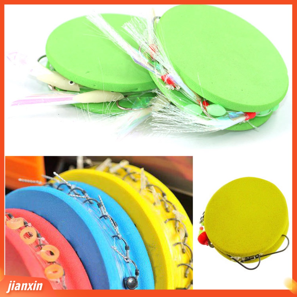 (In Stock) 24 Pcs Papan Lilitan Spul Utama Garis Lingkaran Multicolor Coil Perlengkapan Alat Pancing