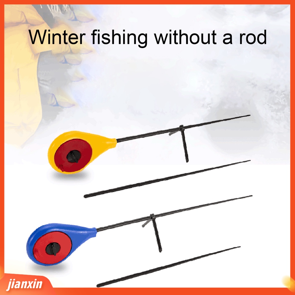 (In Stock) Joran Pancing Es Ringan Portabel Musim Dingin Alat Ikan Outdoor Dengan Bracket