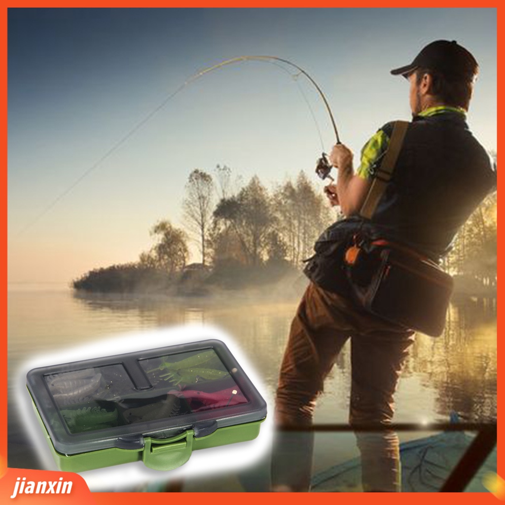 (In Stock) 121Pcs Set Kait Umpan Pancing Luminous Mix Color Umpan Kecil Untuk Antusias Memancing