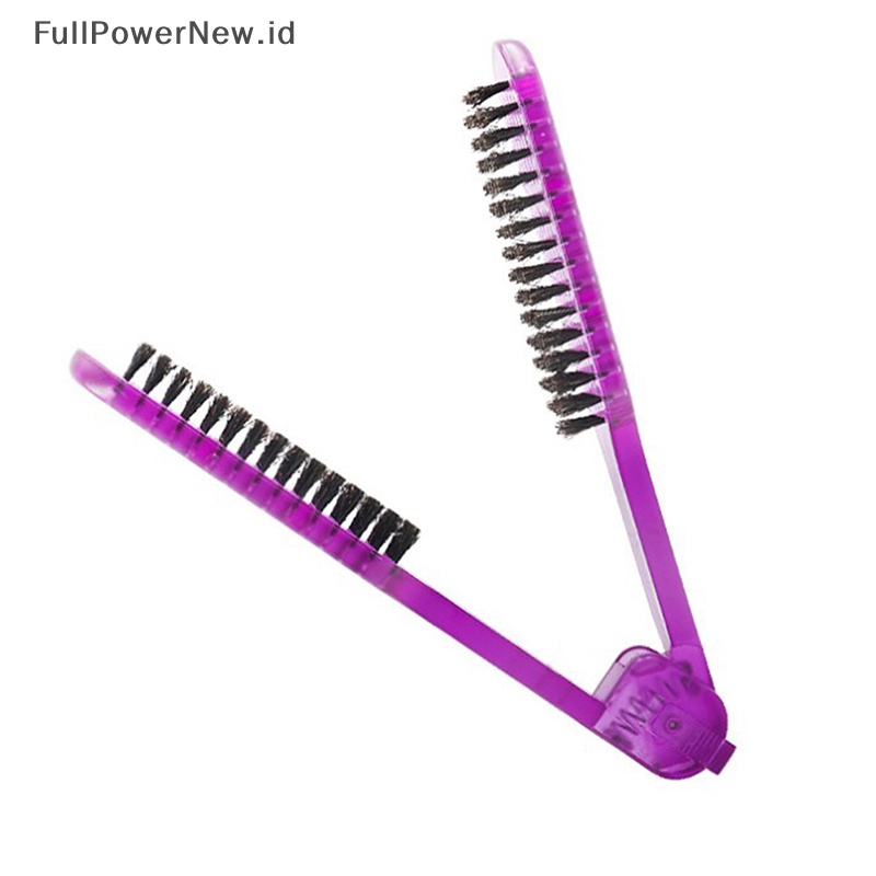 Power Splint Sisir Anti-Statis Dua Sisi Sikat Rambut Pelurus Rambut Rapid Shaping ID