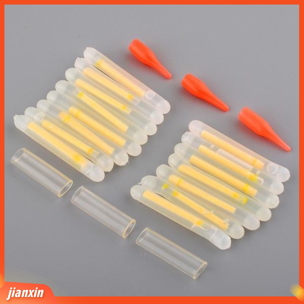 (in Stock) 15Pcs Mini Luminous Float Rod Glow in the Dark Tongkat Lampu Pancing Alat Tackle