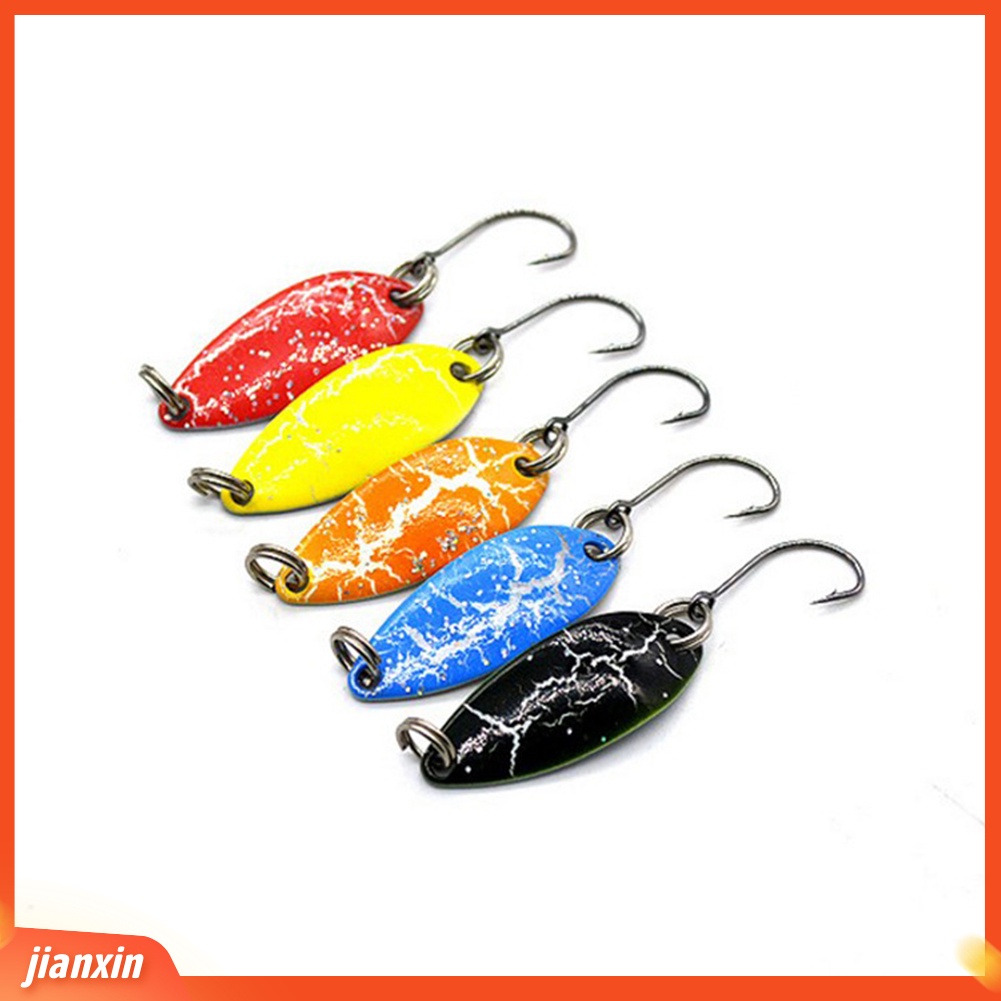 (In Stock) 5Pcs 3.2cm 3g Logam Mini Memancing Buatan Manusia Hidup Umpan Wobbler Ikan Renang Umpan