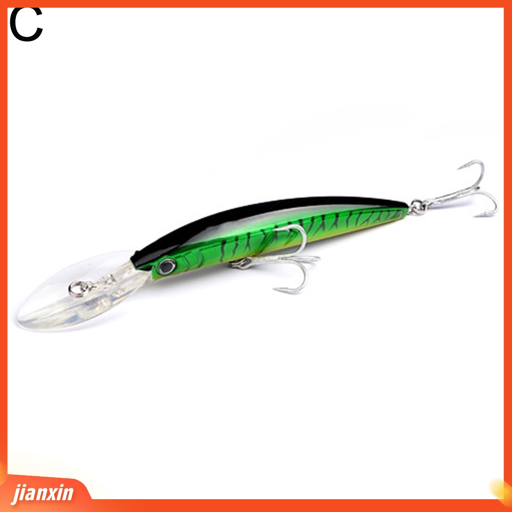 (In Stock) Ikan Kecil Buatan Hard Lure Jig Fishing Bait Tackle Dengan Dua Kait Alat