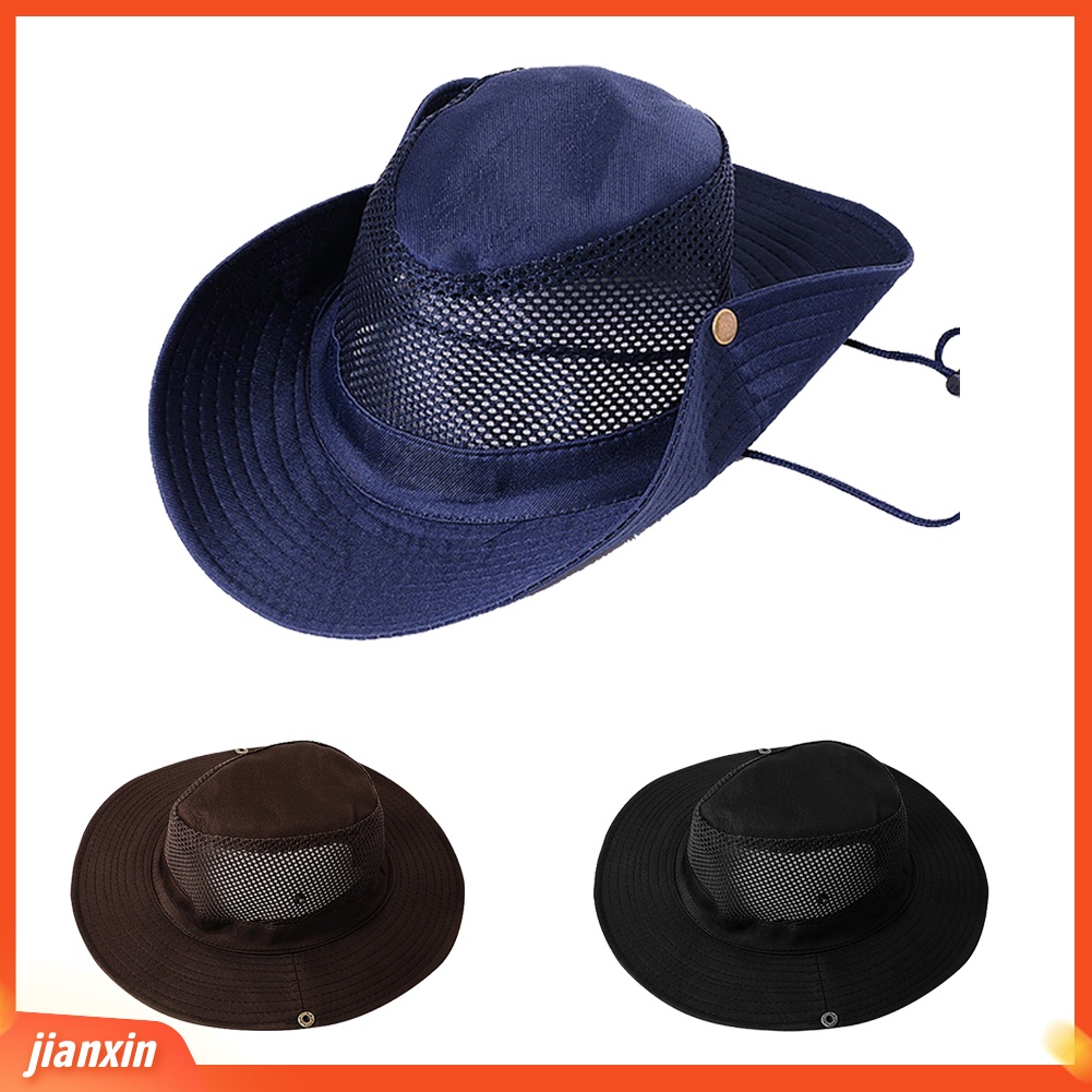 (In Stock) Topi Topi Praktis Anti UV Outdoor Travel Mancing Climbing Camping Piknik Sunhat