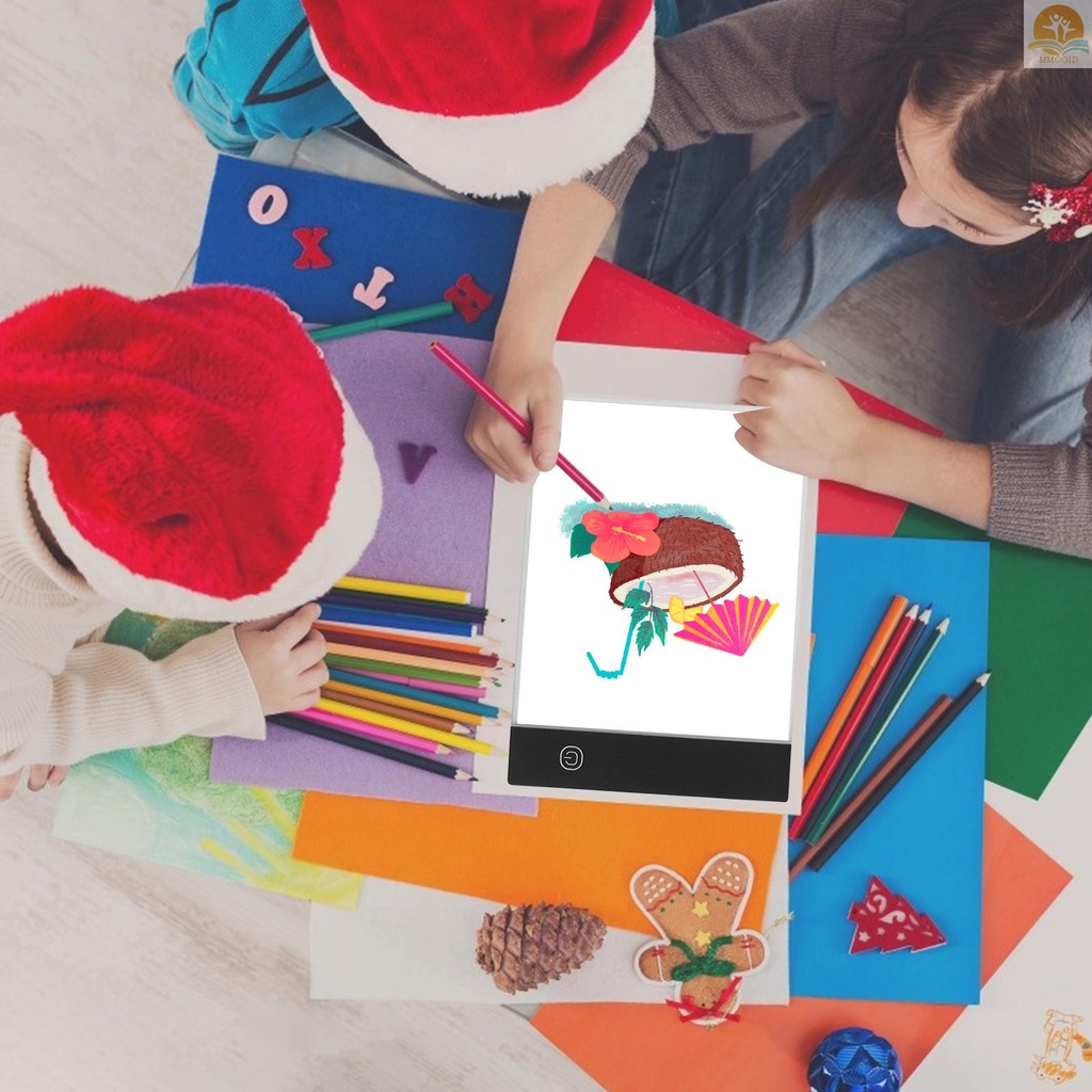 In Stock LED A5 Graphic  Light Pad Digital  Copyboard with 3-level Adjustable Brightness for Tracing Drawing Copying Viewing DIY Art Craft Diamond Jewel Paint Supplies