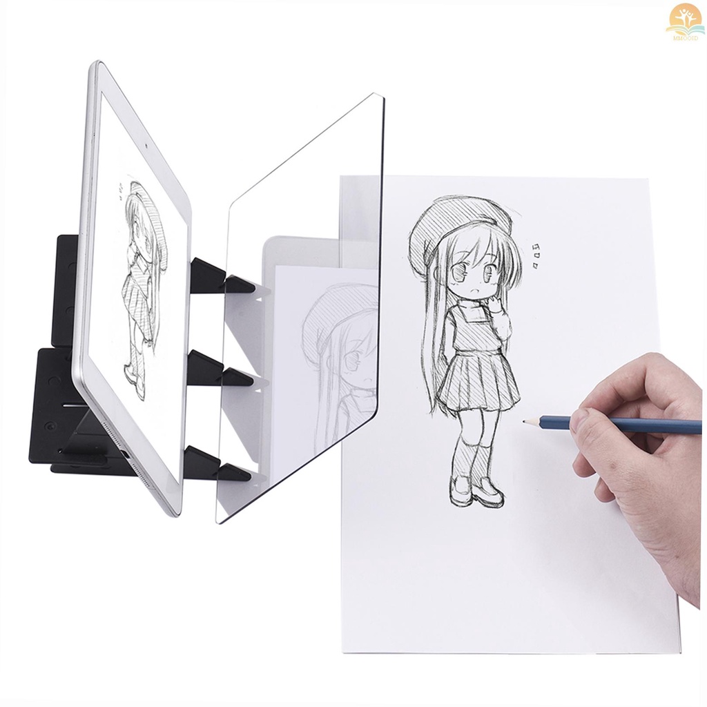 In Stock Papan Kalkir Optik Portabel Copy Pad Panel Kerajinan Anime Lukisan Seni Gambar Mudah Alat Sketsa Cetakan Zero-based Mainan Hadiah Untuk Siswa Dewasa Artis Pemula