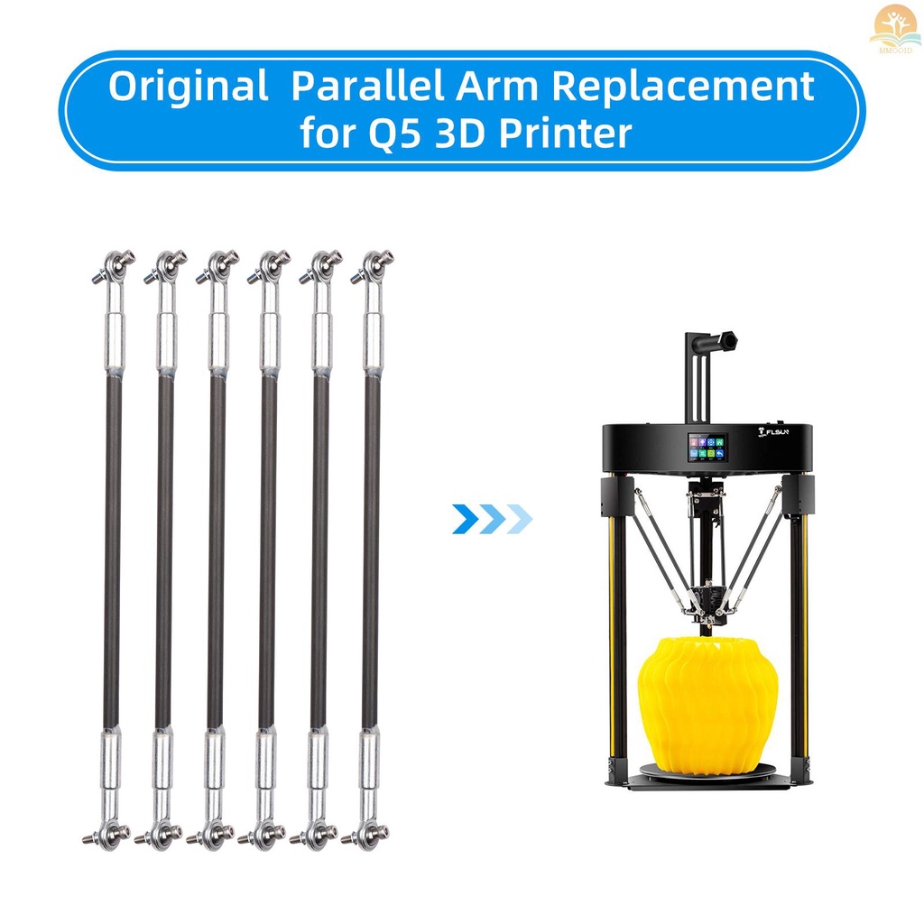 In Stock FLSUN Q5 3D Printer Karbon Lengan Paralel Desain Ringan Printer 3D Presisi Tinggi Bagian Yang Ditingkatkan