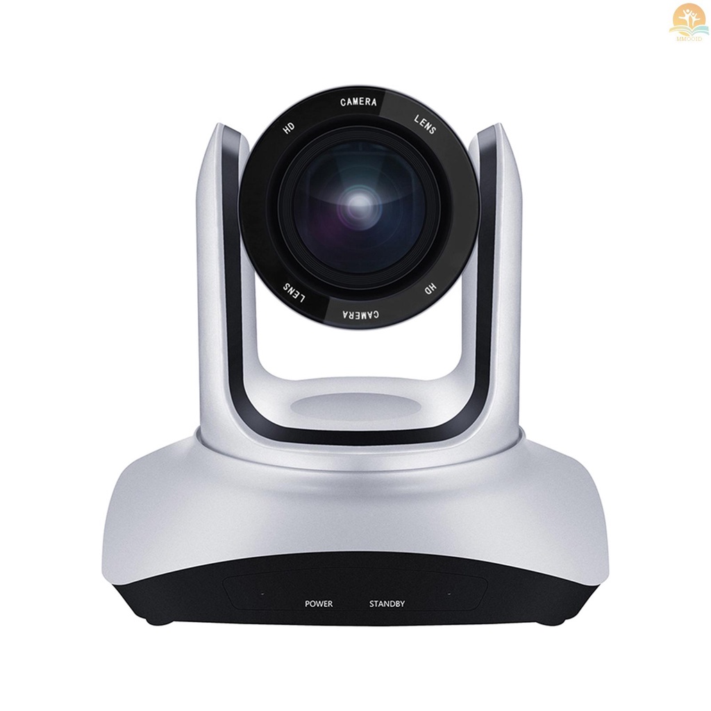 In Stock Conference PTZ Camera Wall Mount WebCam 20X Optical Zoom Koneksi USB Dengan Remote Controller Plug &amp; Play Kompatibel Dengan Windows Mac Untuk Zoom Skype Video Meeting Online