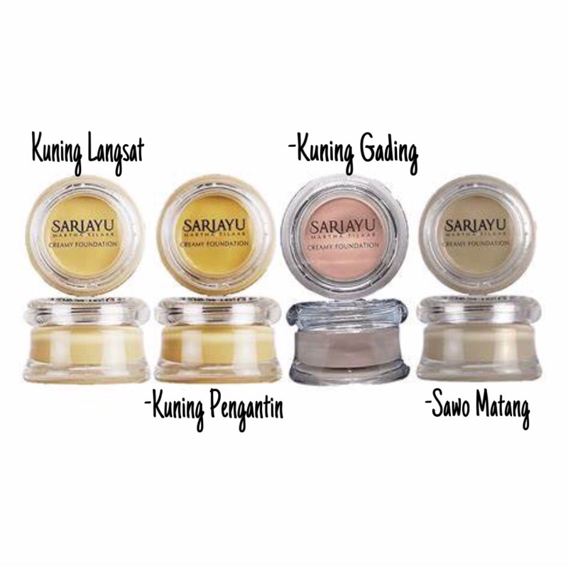 ❤ MEMEY ❤ SARIAYU Creamy Foundation