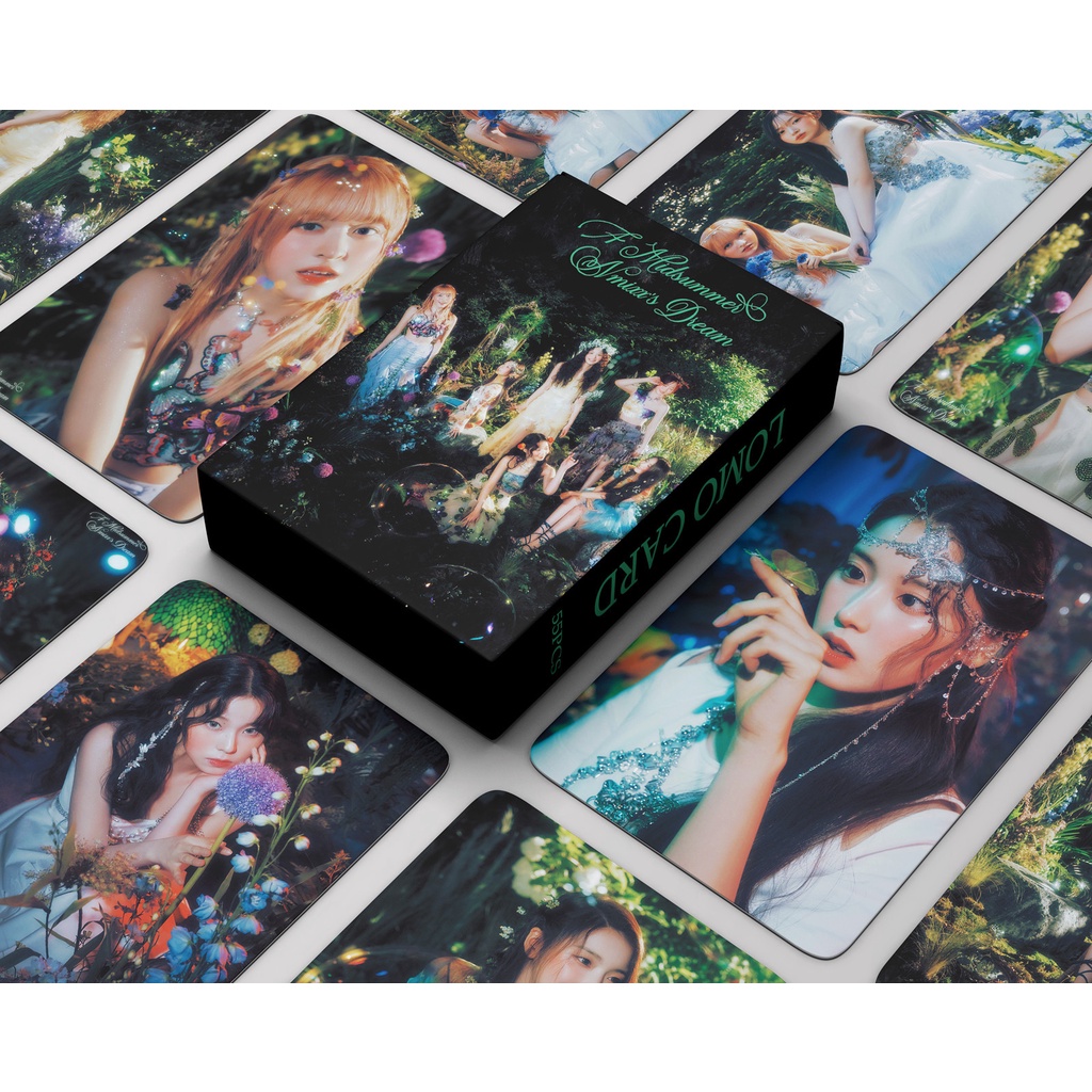 55pcs /box NMIXX Photocards A Midsummer Nmixx's Dream Album Kartu Lomo Kpop Postcards