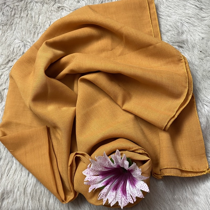 COD hijab segi empat paris voal premium warna mustard/segi empat paris voal premium warna kuning mus