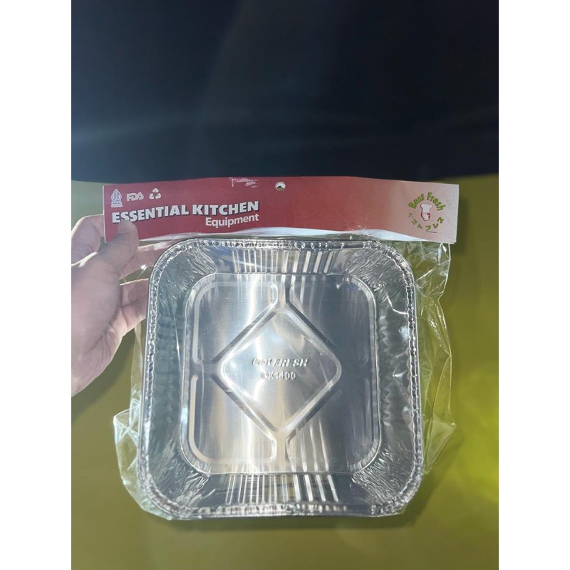 Alumunium Foil Tray OX1400 / Aluminium foil cup ox 1400 TANPA TUTUP @5pcs