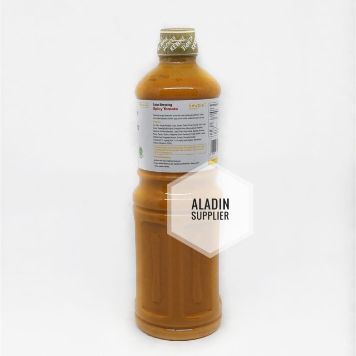 

✨Ready Stok✨ - Kewpie Salad Dressing Spicy Tomato-Kewpie Tomat Pedas 1 Liter - Ekstra Bubble- 1.2.23