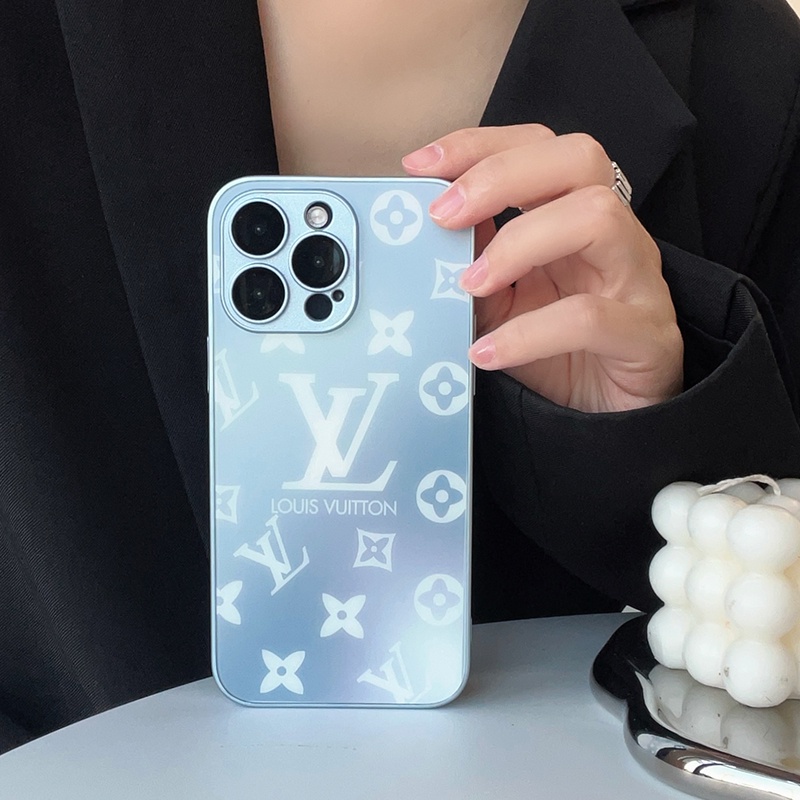 New luxury LV co-branded mobile phone case, anti-fingerprint and anti-drop, suitable for iphone 11 12 13 14 pro max