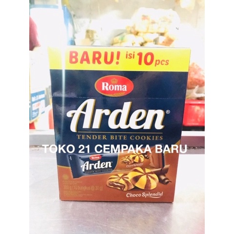 

Roma Arden Rasa Choco Splendid 1 BOX isi 10 pcs | Biskuit Arden Coklat