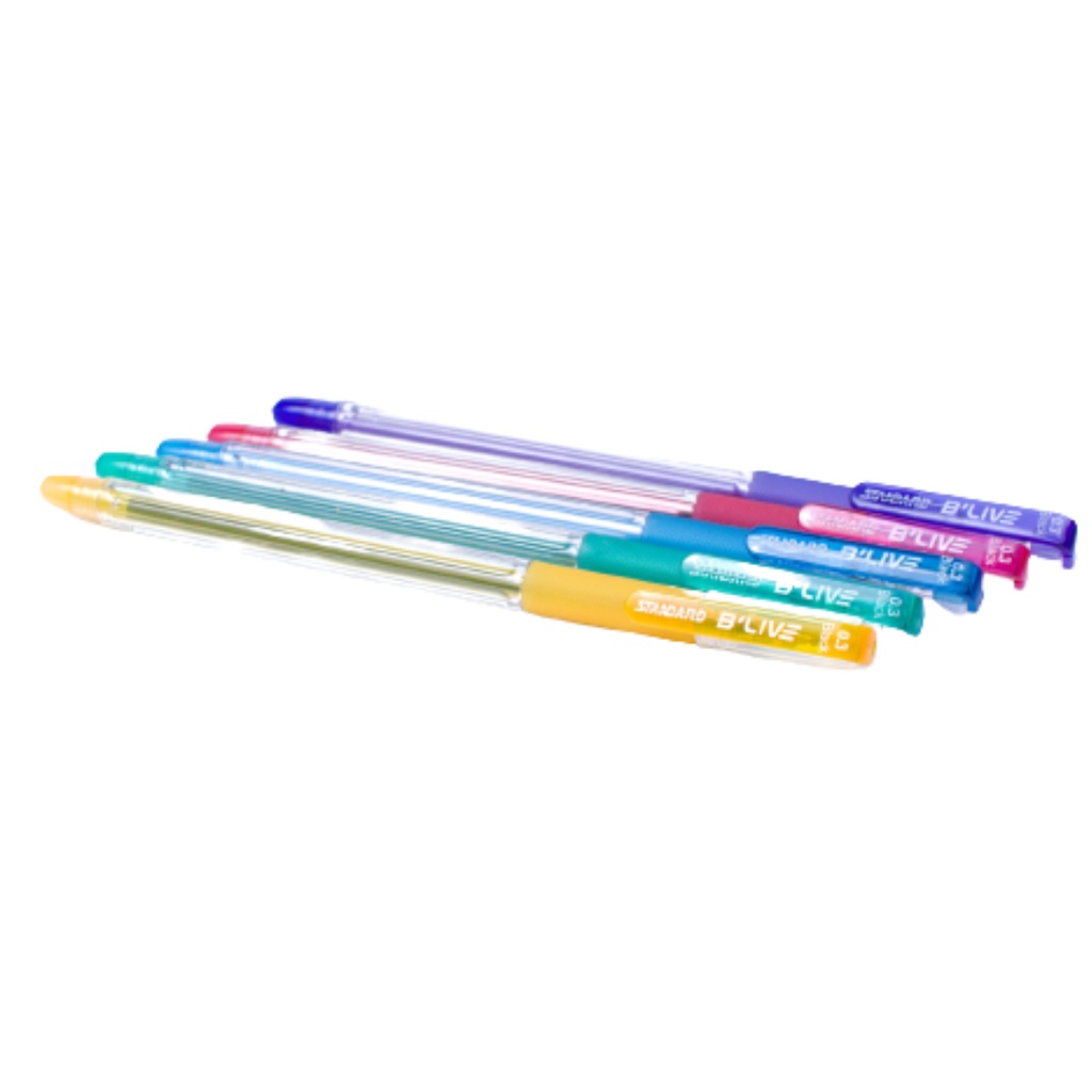 

BOLPEN STANDARD B'LIVE 0.3 / BOLPEN / PENA / PULPEN STANDARD B'LIVE 0.3MM / PULPEN STANDARD B LIVE